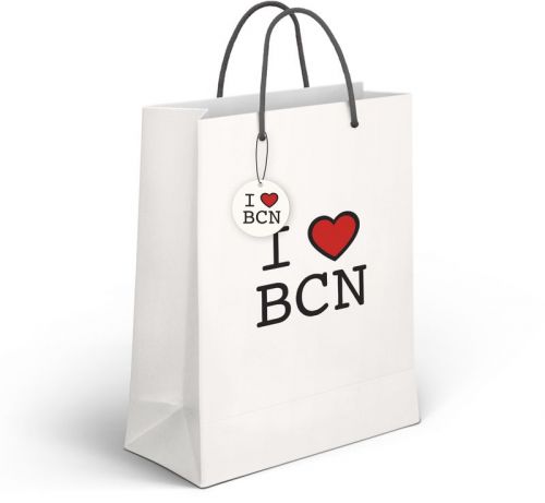 BOLSA PAPEL XL I LOVE BCN (12/24 - 48)