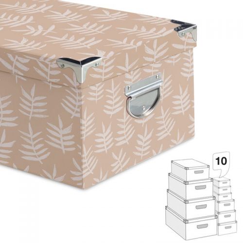 JUEGO 10 CAJAS CANT. BASICS BEIGE (1 - 2)
